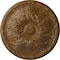 Ekena Millwork Granada Ceiling Medallion (Fits Canopies up to 4 1/4"), 15 3/4"OD x 5/8"P, Smokey Topaz Crackle CM16GASTC - alternate 1